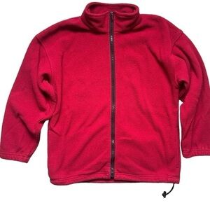 Basic Editions Fleece Zip-Up Sweater